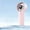 Pink, variant on Lunxisen 1 Pcs Portable Handheld Fan Rechargeable USB Personal Cooling Fan with LED Display for Travel Office Outdoor Use