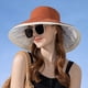 thumbnail image 5 of 1 sombrero de pescador para exteriores de verano, sombrero de pescador con pegamento de color, aleros grandes, sombrero con protección solar, sombrero para el sol con lazo, 5 of 5