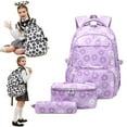 thumbnail image 1 of WHEANG Donut Printed School Backpack For Girls Backpack With Lunch Box Lightweight Water Kids Bookbags Set, 1 of 9