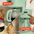 thumbnail image 4 of bella 12 Cup Programmable Drip Coffee Maker with Glass Carafe, Auto Shut-Off, Seaglass, 4 of 8