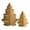 Beige, variant on ievspot 2 Pcs Paper Christmas Tree Decoration 3D Honeycomb Trees Table Centerpiece Holiday Home Decor for Parties Supplies