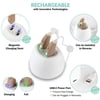 EarCentric EasyCharge2 dual directional microphones rechargeable Hearing Amplifiers with Charging docking base - 4-channel processor made in the USA - MD designed hearing aids assist amplifier - Left