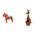 thumbnail image 1 of Figura De Caballo De Dalecarlian, Escultura Animal única Para Estantería, Dormitorio, Entrada, Armario, Decoración Del Hogar O Recuerdo De Fiesta., 1 of 8