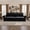 Black, variant on 93.7" King Pull Out Sofa Bed, 3-in-1 Convertible Sleeper Sofa with Nailhead Trim and Rolled Arms, Velvet Chesterfield Couch for Living Room Apartment, Black