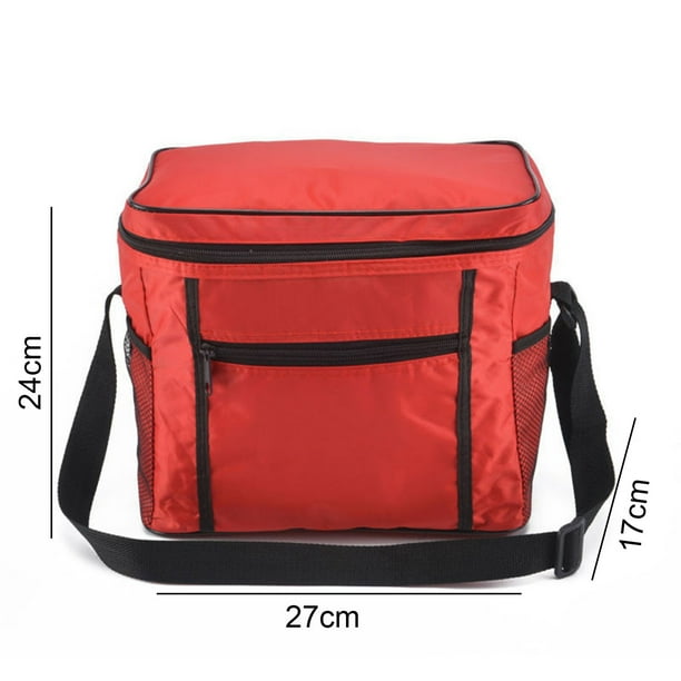 Penkiiy Caja de almuerzo para hombres, bolsa de almuerzo expandible con aislamiento negro para hombres/mujeres, gran bolsa de almuerzo táctica impermeable impermeable