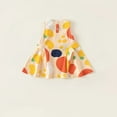 thumbnail image 4 of Jgppe Robes pour Filles Tout-Petits Décontractées Sans Manches en Coton Imprimé Mignon Robe d'Été Fluide Fête 1-8 Ans, 4 of 5