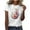 5-Multicolor, variant on Cavosen Happy Easter Womens Tops Short Sleeve Summer Cute Bunny Print Pullover Shirts Round Neck Festival Blouse Vacation Holiday T Shirts Casual Dressy Stylish Going out Tees M