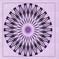 thumbnail image 1 of Ahgly Company Machine Washable Indoor Square Transitional Orchid Purple Area Rugs, 8' Square, 1 of 7