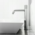 thumbnail image 3 of VIGO Matte Stone Vinca Composite Rectangular Vessel Bathroom Sink in White with Apollo Faucet and Pop-Up Drain in Chrome, 3 of 10