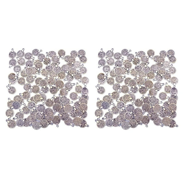 200x Boho Colgante Set Moneda Colgantes en apariencia Colgantes Gitanos para La Fabricación de Joyas