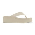thumbnail image 4 of CUSHIONAIRE Women's Pippin Thong Platform Sandal with +Memory Foam, 4 of 5