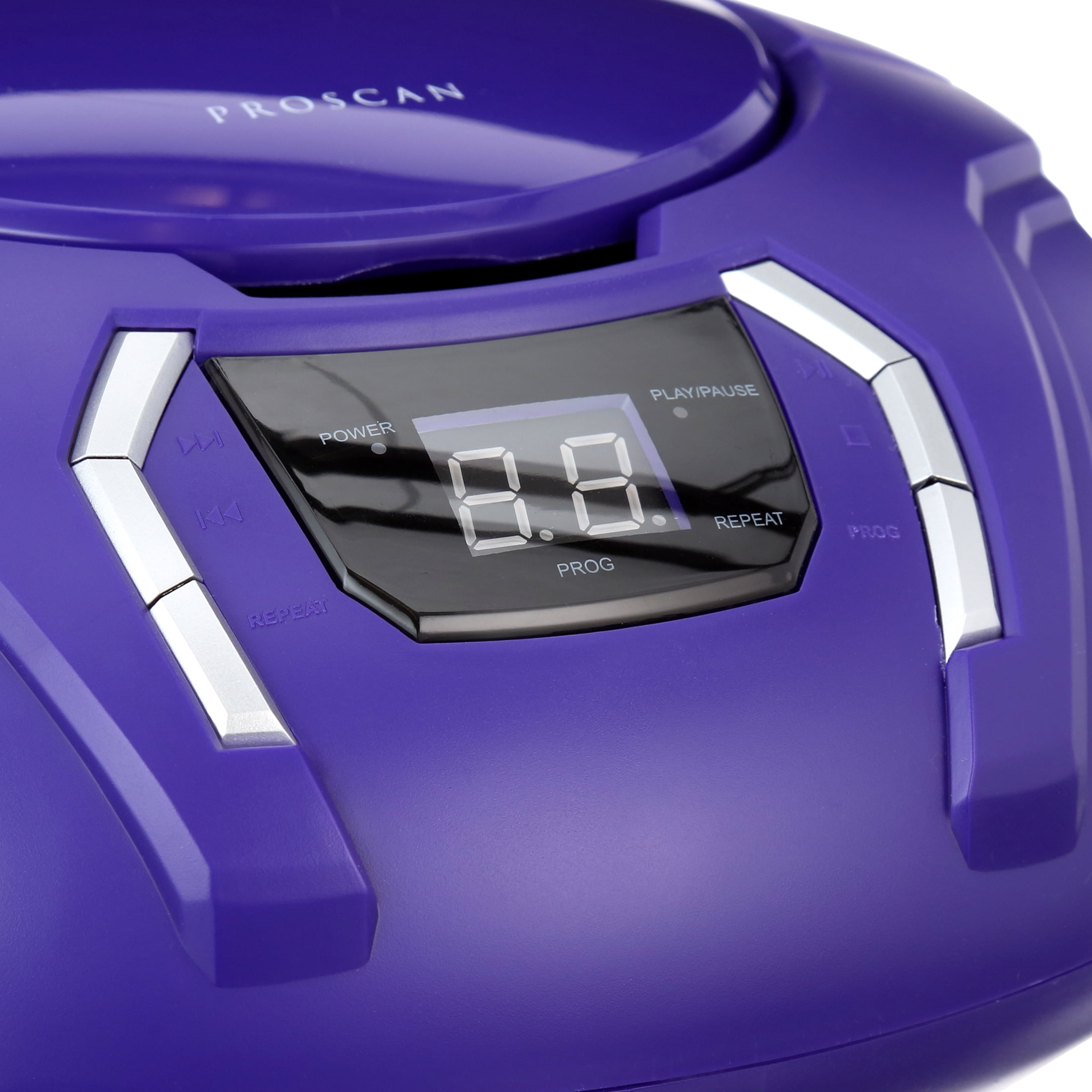 Proscan PRCD261 CD Boombox with AM/FM Radio, Purple