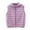 Purple, variant on Lightweight Quilted Vest Jackets for Women with Hood Pocket Casual Warm Outerwear Sleeveless Hooded Puffer Coat (XL, Purple)