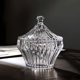 thumbnail image 1 of Jarrón Cristal Decorativo con Tapa Hermética para Especias y, 1 of 4