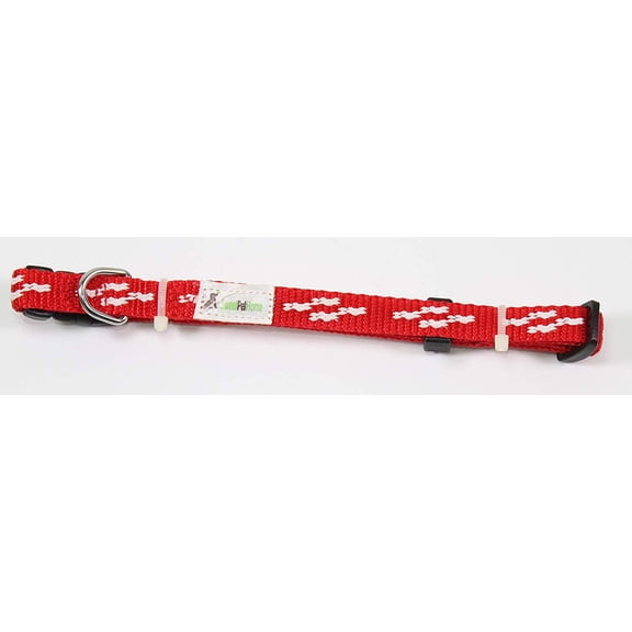 6" to 10" Inch Adjustable Solid Cross Nylon Collar for Small Sized Dogs CL0034