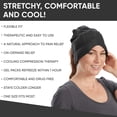 thumbnail image 5 of Aculief Headache and Migraine Relief Hat - Cold Packs, Relaxation – Black, 5 of 8