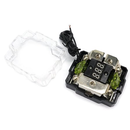 ARCADORA Car Audio Power Fuse Holder 100A 12V-24V Inline Fuse Holder for Vehicles Amplifier System Protection Zinc Alloy Plastic
