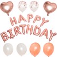 thumbnail image 4 of Shisuyan Balloon Set Rose Gold Round Decorative 1 Set 37.00X33.00X0.10Cm, 4 of 8