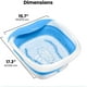 thumbnail image 2 of Spa para Pies Compact Pro HoMedics Plegable Masaje de Vibracion Mejora la Circulación Blanco Homedics FB-350A, 2 of 2