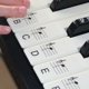 thumbnail image 5 of 88 llaves/set PVC transparente personal Musical Piano clave pegatina Piano teclado teclado pegatina Pr, 5 of 12