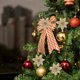 thumbnail image 3 of 5 unids Simuld Hollow Out Flower Decor Christmas Glitter Flower Adorn Party Prop, 3 of 6