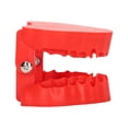 thumbnail image 3 of Denture Bit Organizer, 28 Drill Holes Denture Drill Bit Holder Versatile Use Heat Treatment Process  for DIY Kit Black,Red, 3 of 7