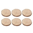 thumbnail image 2 of Wood Slice,25Pcs Wood Slice Pine Wooden Cup Coaster Wooden Slice Custom Engineered, 2 of 14