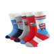 thumbnail image 1 of Promoción 12 Pares de Calcetines Infantiles Infantiles Infantiles Niños de Colores Escolares Cómodos de 0 a 12 años Calcetines de hombre para el día a día Deng Xun unisex, 1 of 1