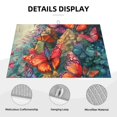 thumbnail image 3 of Sikiie Butterflies On Rocky Cliff Dish Drying Mat, Kitchen Counter Mat, Self Drying Mat for Kitchen Counter Dish Drying Pad ,for Dishes, Utensils, Pots and Pans(24" x 18"), 3 of 7