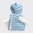 thumbnail image 5 of Diufon Babys Girls Boys Winter Vest Cute Sleeveless Jackets Solid Color Casual Warm Hoodies Tops, 5 of 6