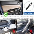 thumbnail image 4 of PENGXIANG Car Windshield Sun Shade Umbrella - Foldable Car Umbrella Sunshade Cover UV Block Car Front Window (Heat Insulation Protection) for Auto Windshield Covers Trucks Cars, 4 of 14