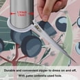 thumbnail image 6 of Coolnut 60" Pink Flowers Outdoor Round Tablecloth, Waterproof Stain-Resistant Non-Slip Circular Tablecloth with Umbrella Hole and Zipper for Tabletop Backyard Party BBQ Decor, 6 of 7