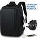 thumbnail image 5 of Wmhnj Mochila de viaje de doble capa con compartimento para porttil y puerto de carga USB - Bolsa para ordenador de 17,3 pulgadas para trabajo - Mltiples bolsillos de gran capacidad - Material de, 5 of 7