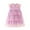 Pink, variant on Toddler Baby Girl Stutu Tulle Princess Dresses Sequin Mesh Dress Kids Summer Fly Sleeve Rainbow Sundress 2-9T