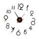 thumbnail image 1 of Reloj de pared DIY moderno Soledad Reloj Acrílico silencioso grande sin marco negro, 1 of 7