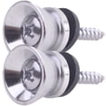 thumbnail image 1 of MasteelfCA 2pcs Guitar Strap Button Buckle Pegs Lock Button Metal End Pins Professional Bass Strap Studs, 1 of 8