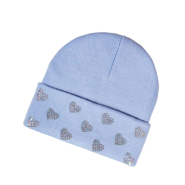 Sombreros de invierno de punto, a rayas, rizados, sin bordes, para el frío, cálidos para exteriores, de lana gruesa, para mujer