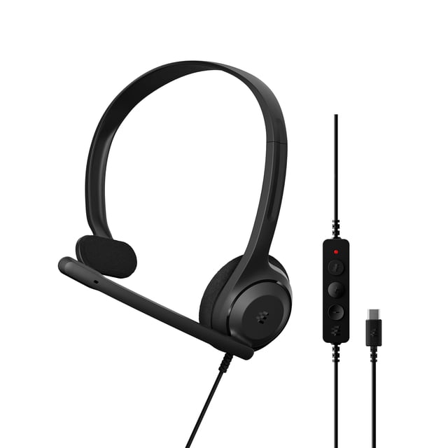 Auriculares mono EPOS C1 USB-C de un solo lado con cancelación de ruido