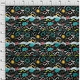 thumbnail image 4 of oneOone Cotton Flex Black Fabric Ocean Life Craft Projects Decor Fabric Printed By The Yard 40 Inch Wide, 4 of 6