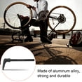 thumbnail image 3 of Langgg Brochette en Alliage d'Aluminium à Travers le Moyeu de la Roue Arrière Fourche Cadre de Vélo Brochettes de Cyclisme Réparant la Pièce Réutilisable Légère 168mm 124mm, 3 of 6