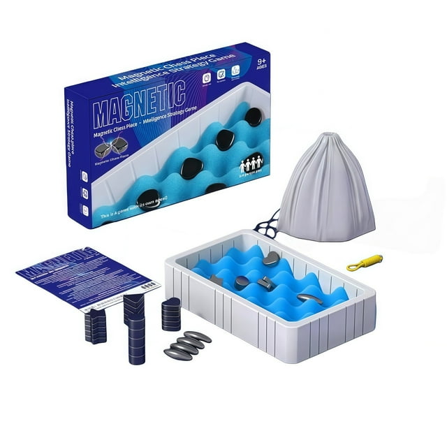 20Pcs Portable Travel Board Game With Folding Design And Secure Storage