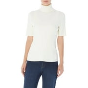 Jones New York Short-Sleeve Turtleneck Sweater