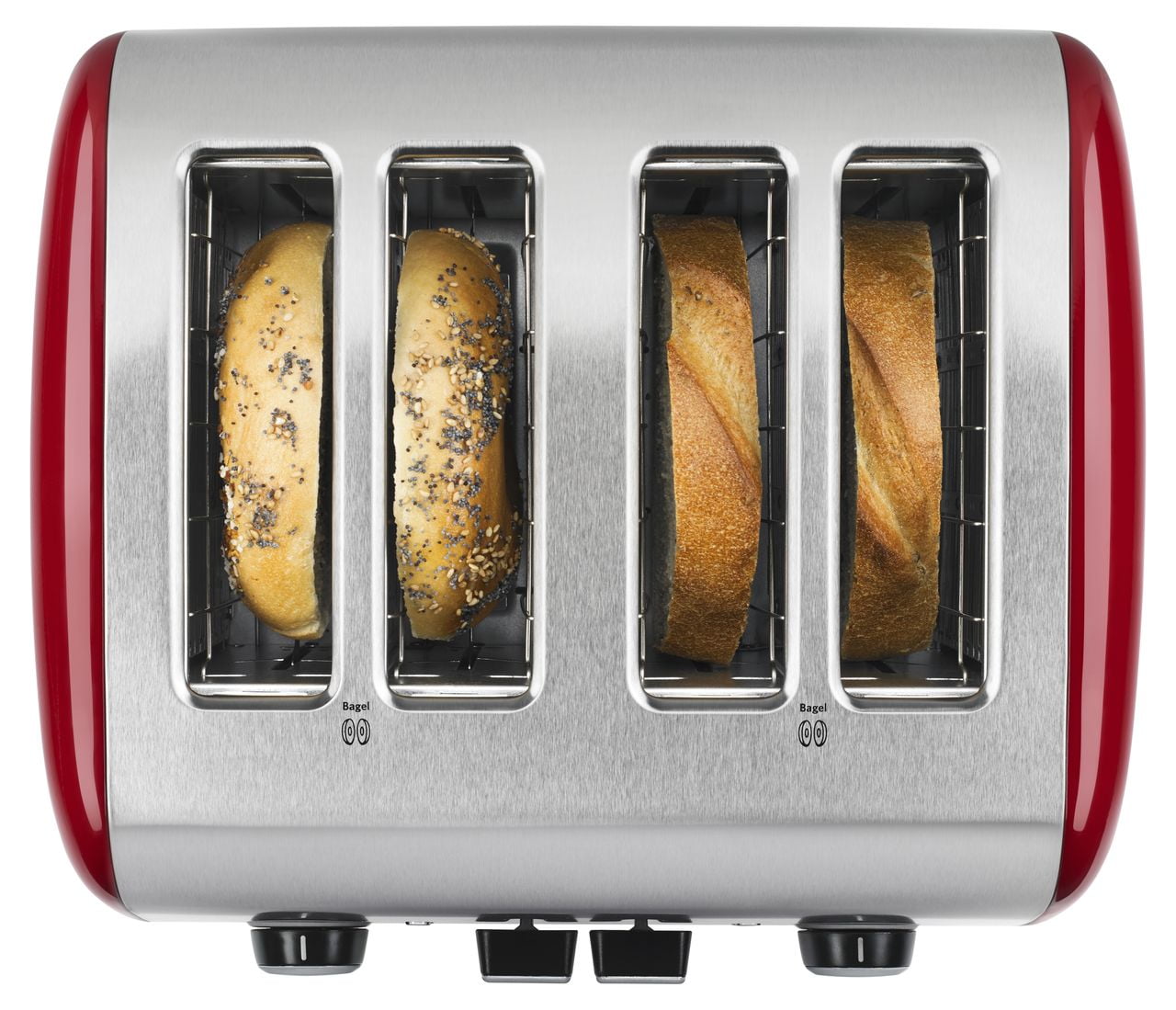 KitchenAid KMT4116ER 4-Slice Wide-Slot Toaster Empire Red KMT4116ER - Best  Buy