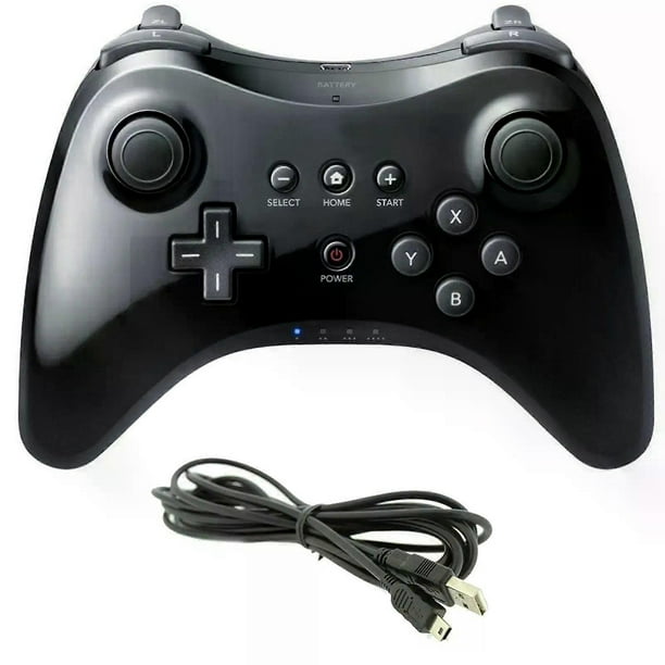 Wireless Classic Pro Controller Joystick Gamepad for Nintend wii U Pro with USB Cable