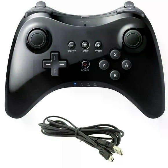 Wireless Classic Pro Controller Joystick Gamepad for Nintend wii U Pro with USB Cable