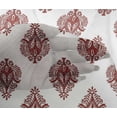 thumbnail image 5 of oneOone Viscose Chiffon Maroon Fabric Block Sewing Material Print Fabric By The Yard 42 Inch Wide-7Q, 5 of 5