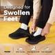 thumbnail image 4 of FitVille zapatos Extra anchos para diabéticos para hombres mayores, ortopedia, pies hinchados, zapato ajustable para caminar, alivio del dolor de pie para ancianos, 4 of 5