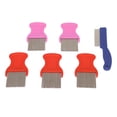 thumbnail image 2 of Peine Para Piojos De Perro, Depilación Flotante Para Mascotas, Peine Para Pulgas, Diente Compacto Y Ligero De Acero Inoxidable Para Cachorros ANGGREK Dog Grooming Flea Comb, 2 of 8