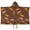 Brown Cartoon Dinosaurs, variant on Brown Cartoon Dinosaurs Fossils Pattern Hooded Bath Towel,50"x30" for Ages 3 To 12 Kids, Quick Dry Lightweight Soft Microfiber Hood Beach Towel Cover Up for Kids