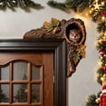 thumbnail image 7 of LOWLHOME Animals Tree Hollow Door Topper, Woodland Animal Door Frame Decoration, Textured Resin Tree Trunk Design, Whimsical Nature Accent For Entryways And Cozy Homes, 7 of 7